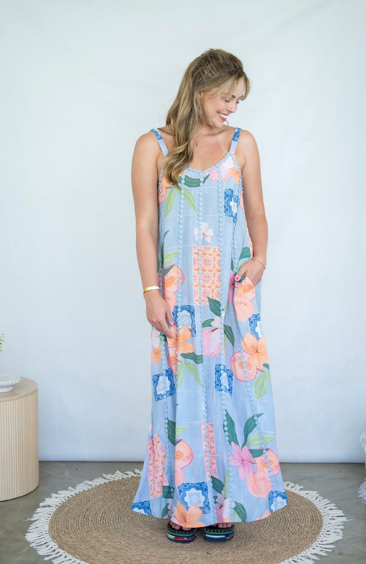 KARLEY MAXI SHIFT DRESS