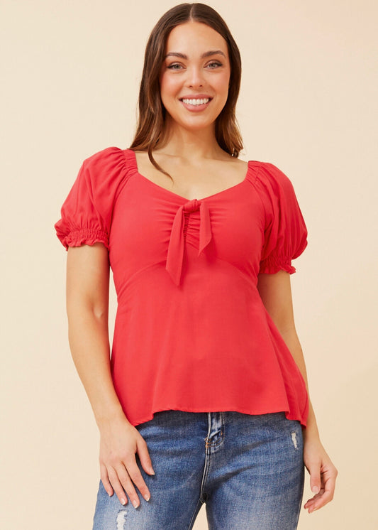 WINONA TOP - RED