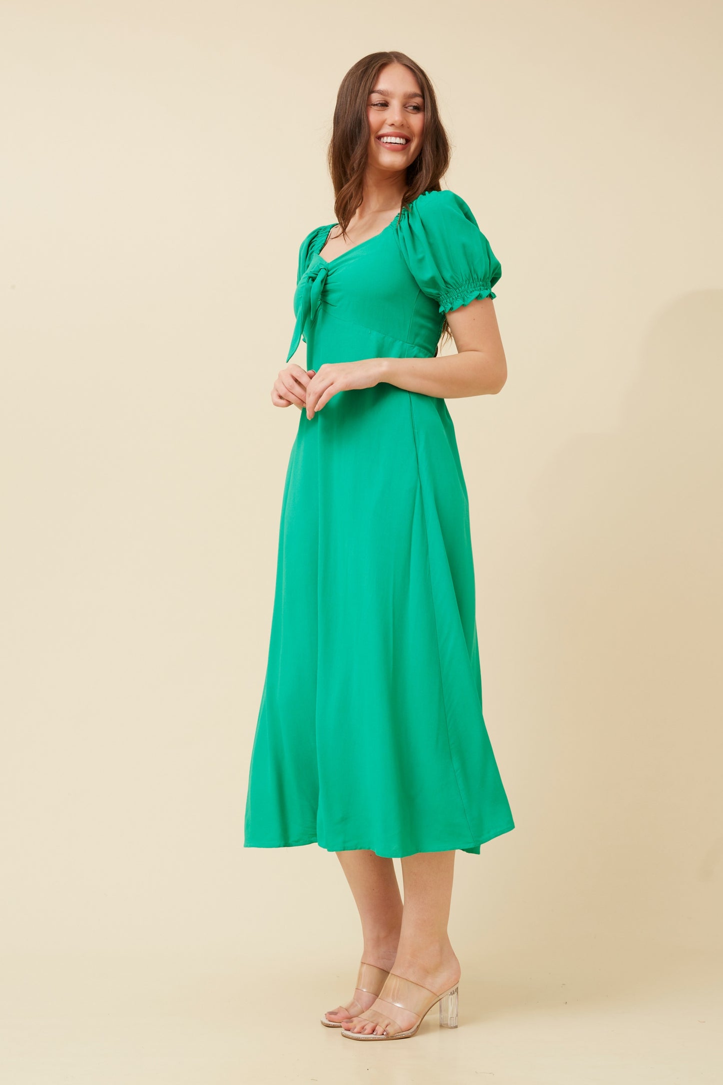 WINONA MIDI DRESS - JADE