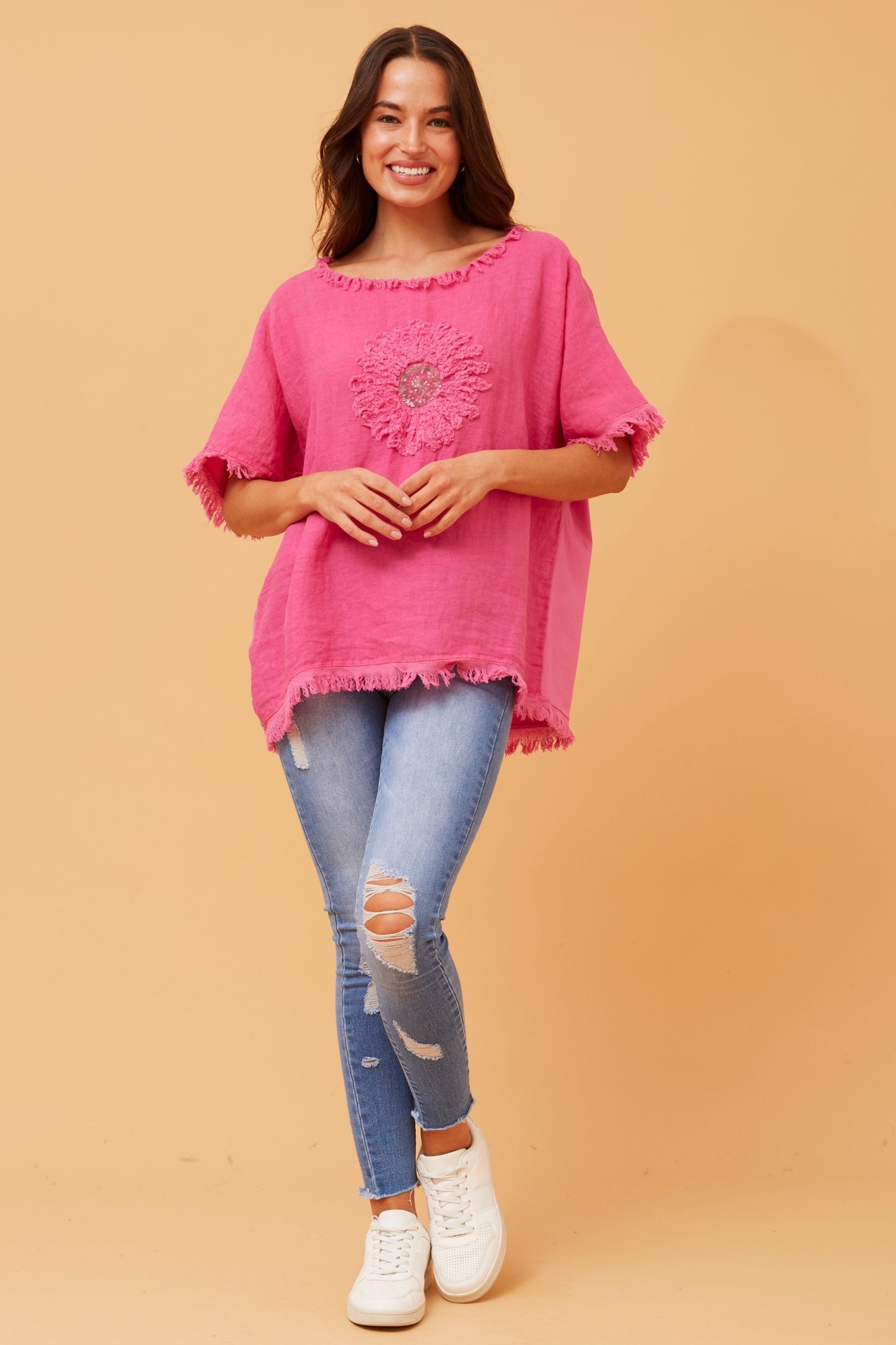 LAUREN TOP - FUXIA