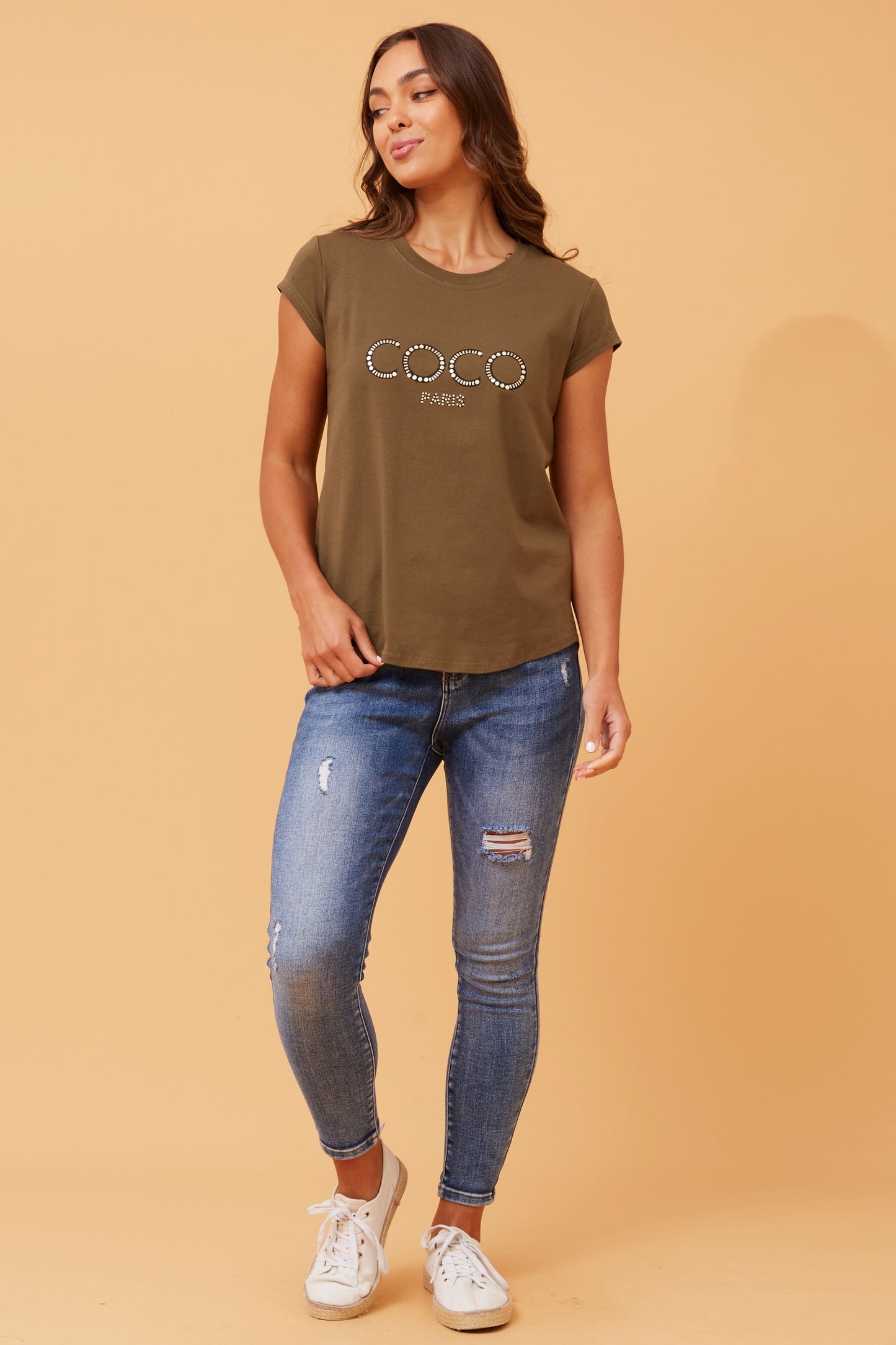 COCO TOP - KHAKI