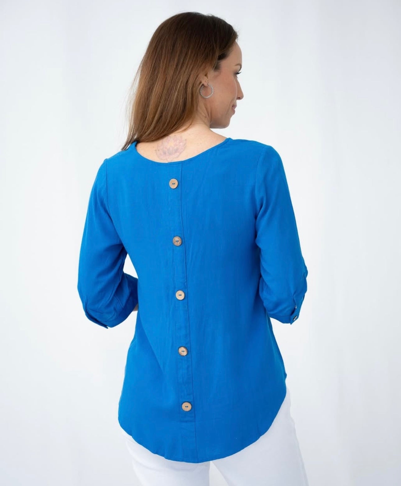 CASEY TOP - COBALT BLUE