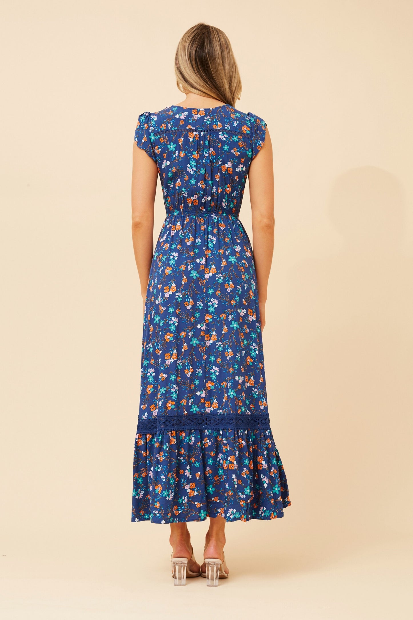 CASSIDY MAXI DRESS - BLUE