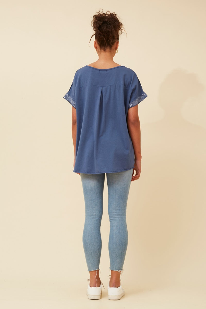 JUDITH TOP - DENIM