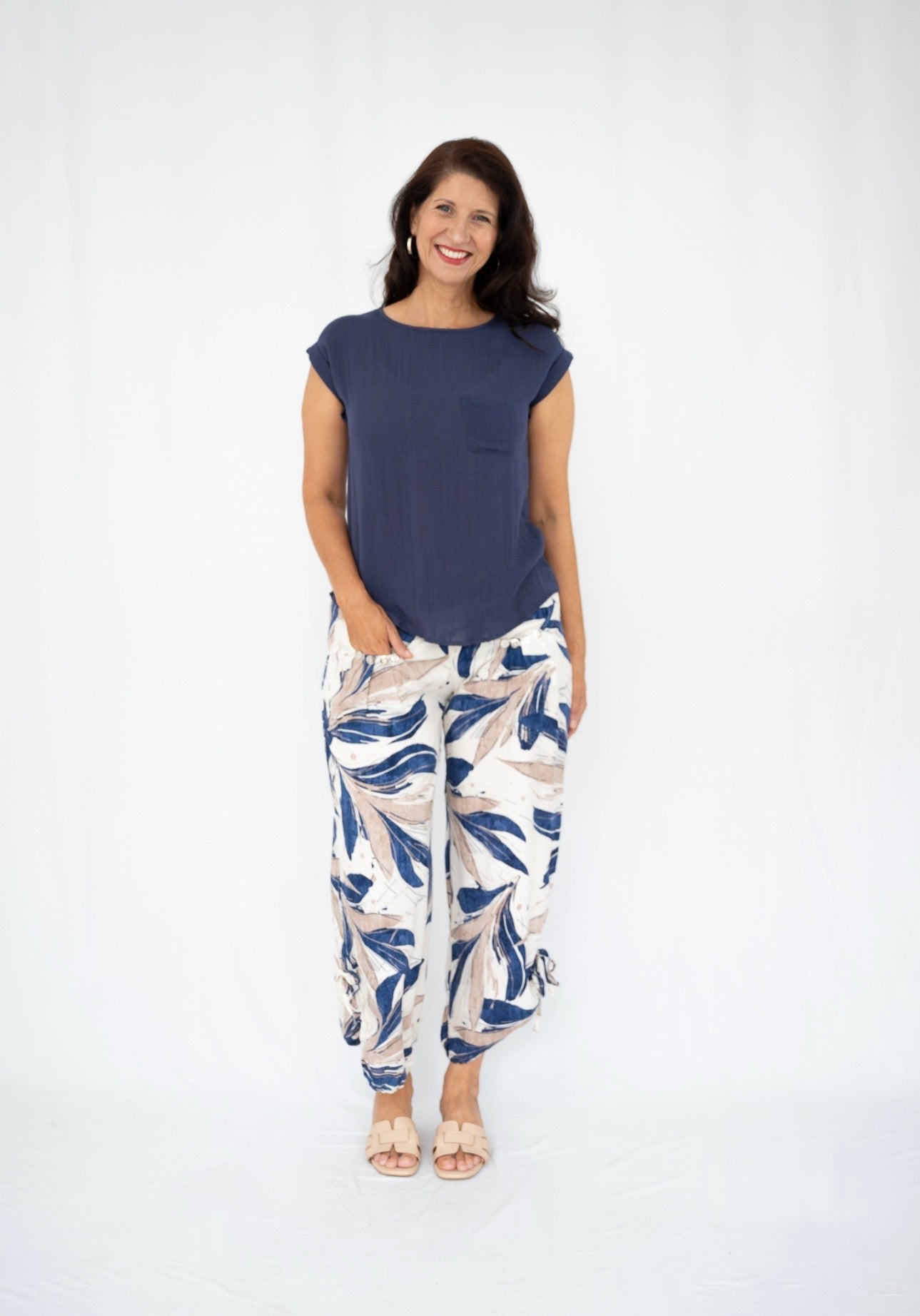 KALENE PANTS - BLUE