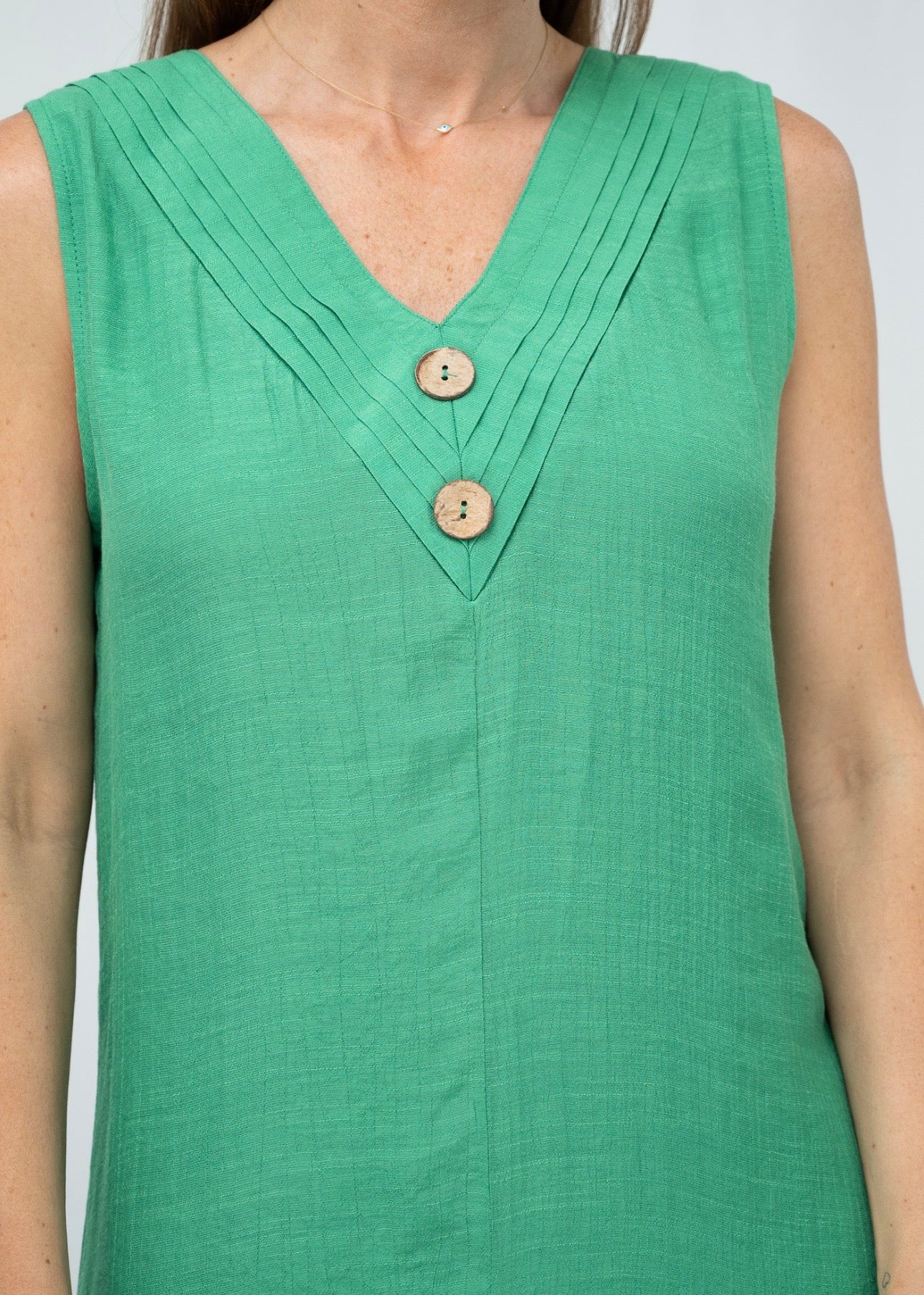 VIVIEN MIDI DRESS - GREEN