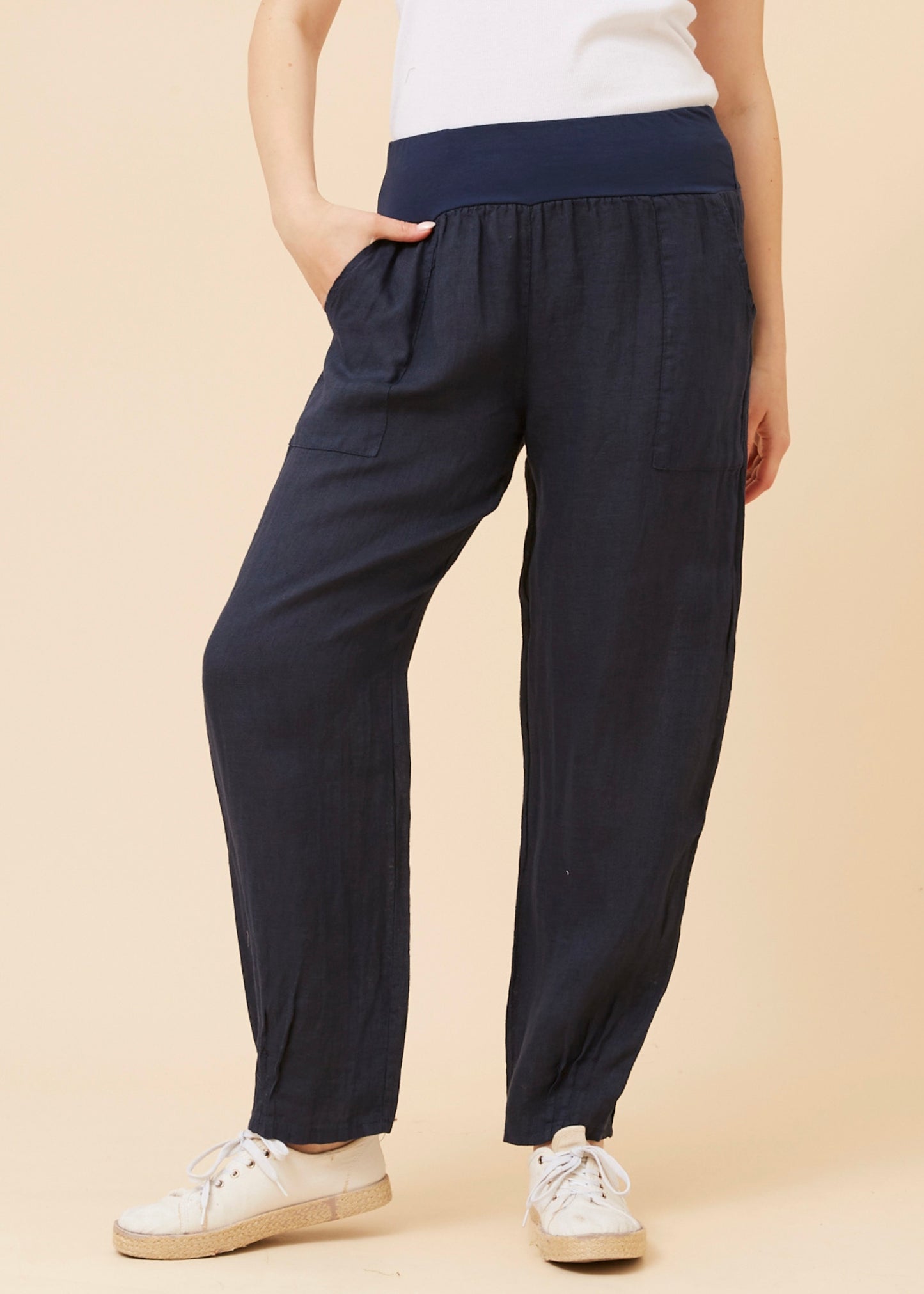 TASH PANTS - NAVY