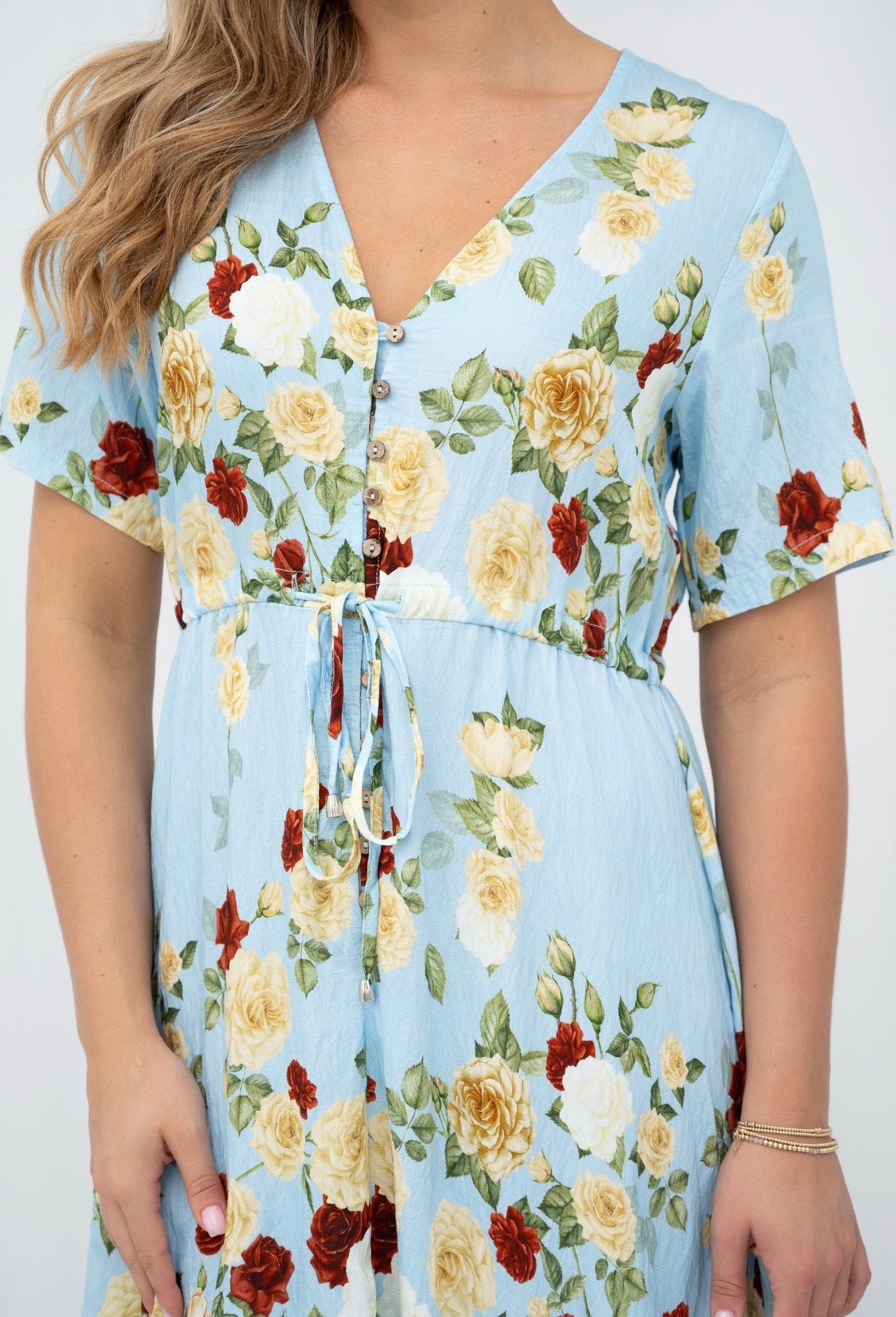 KRISTINA MINI DRESS - BLUE