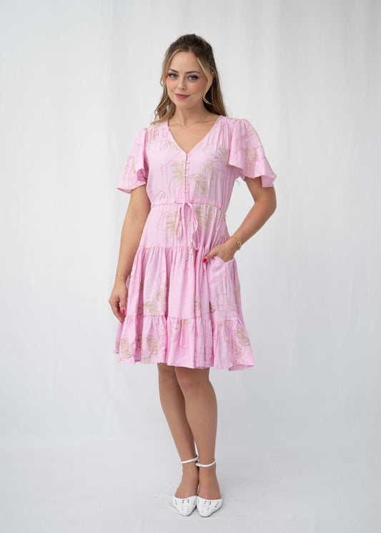TANISHA MINI DRESS - PINK