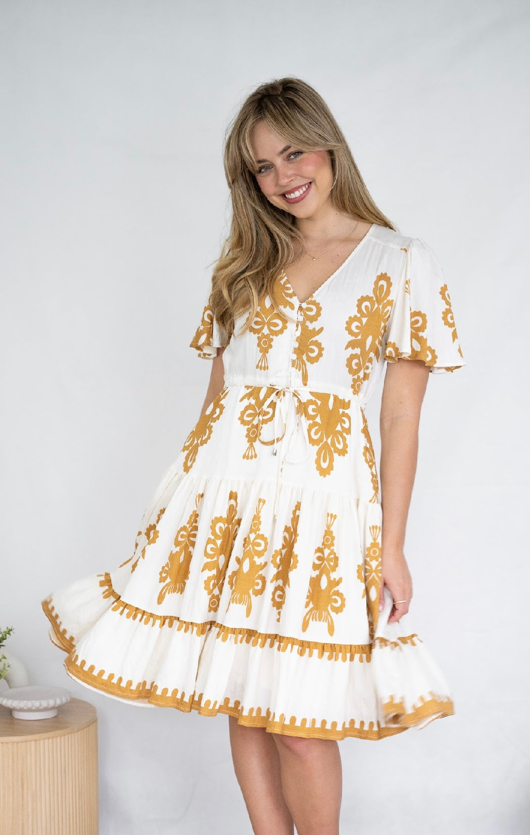 SIARRA MINI DRESS - WHITE