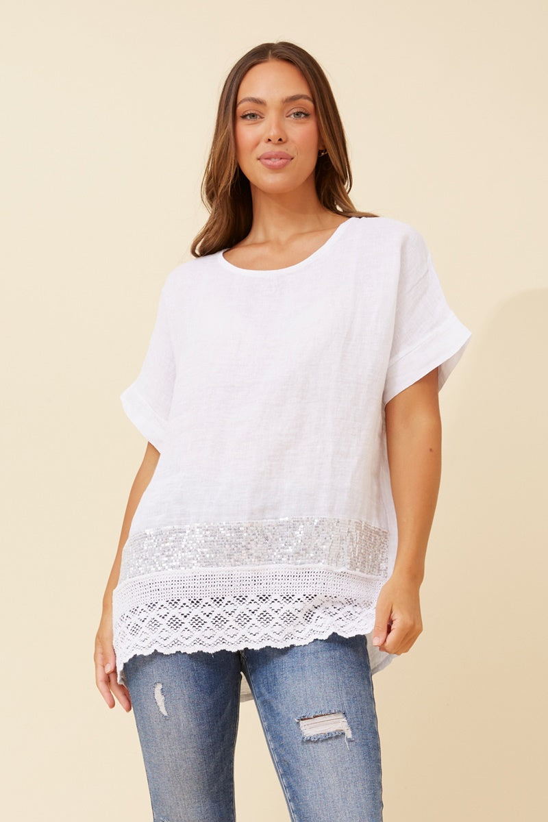 MICHELLE TOP - WHITE