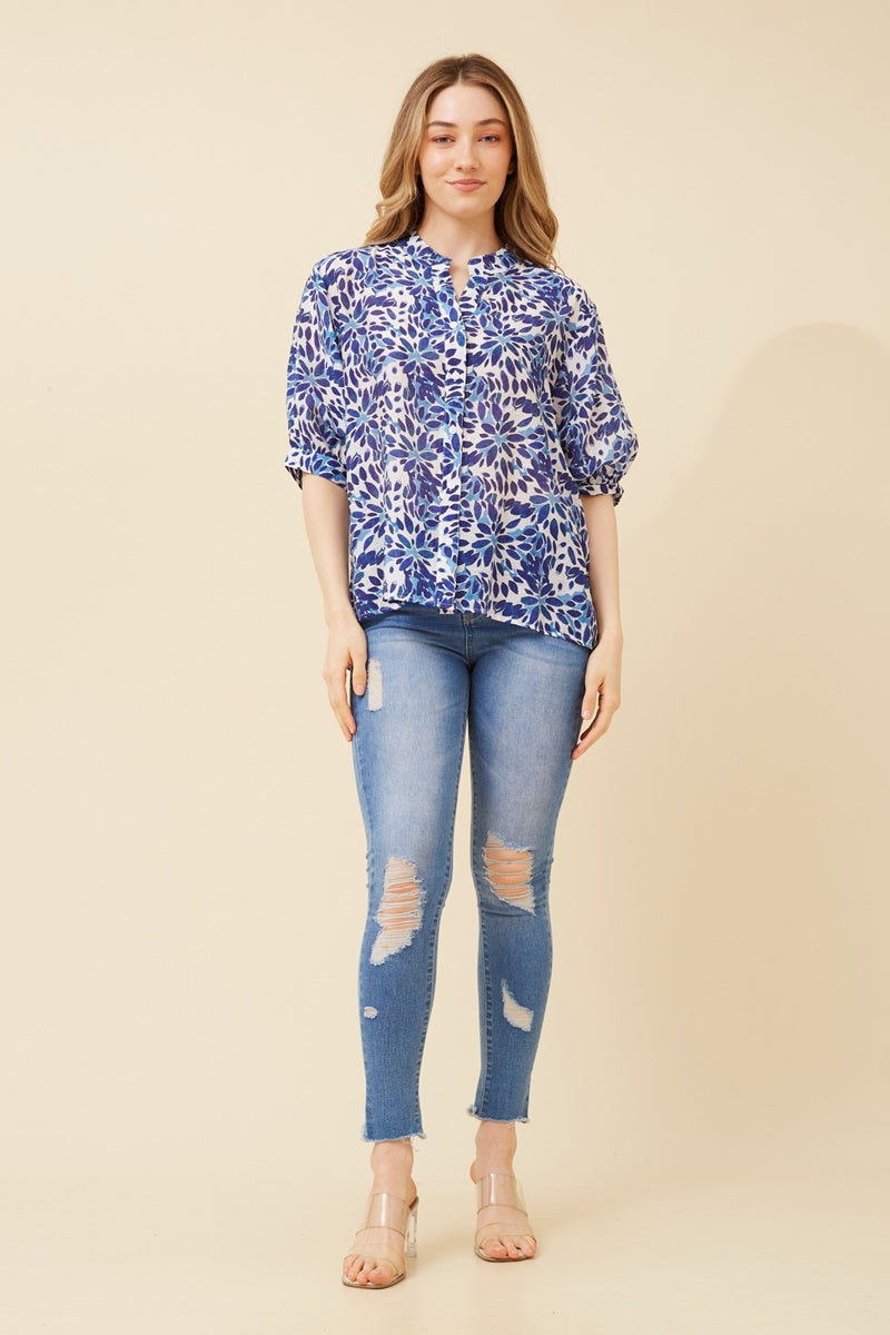 NADIA TOP - BLUE