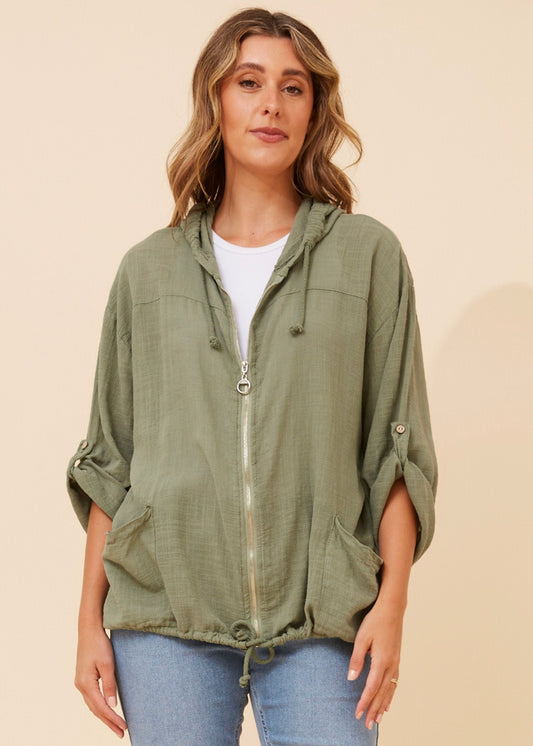 MARISSA JACKET - KHAKI