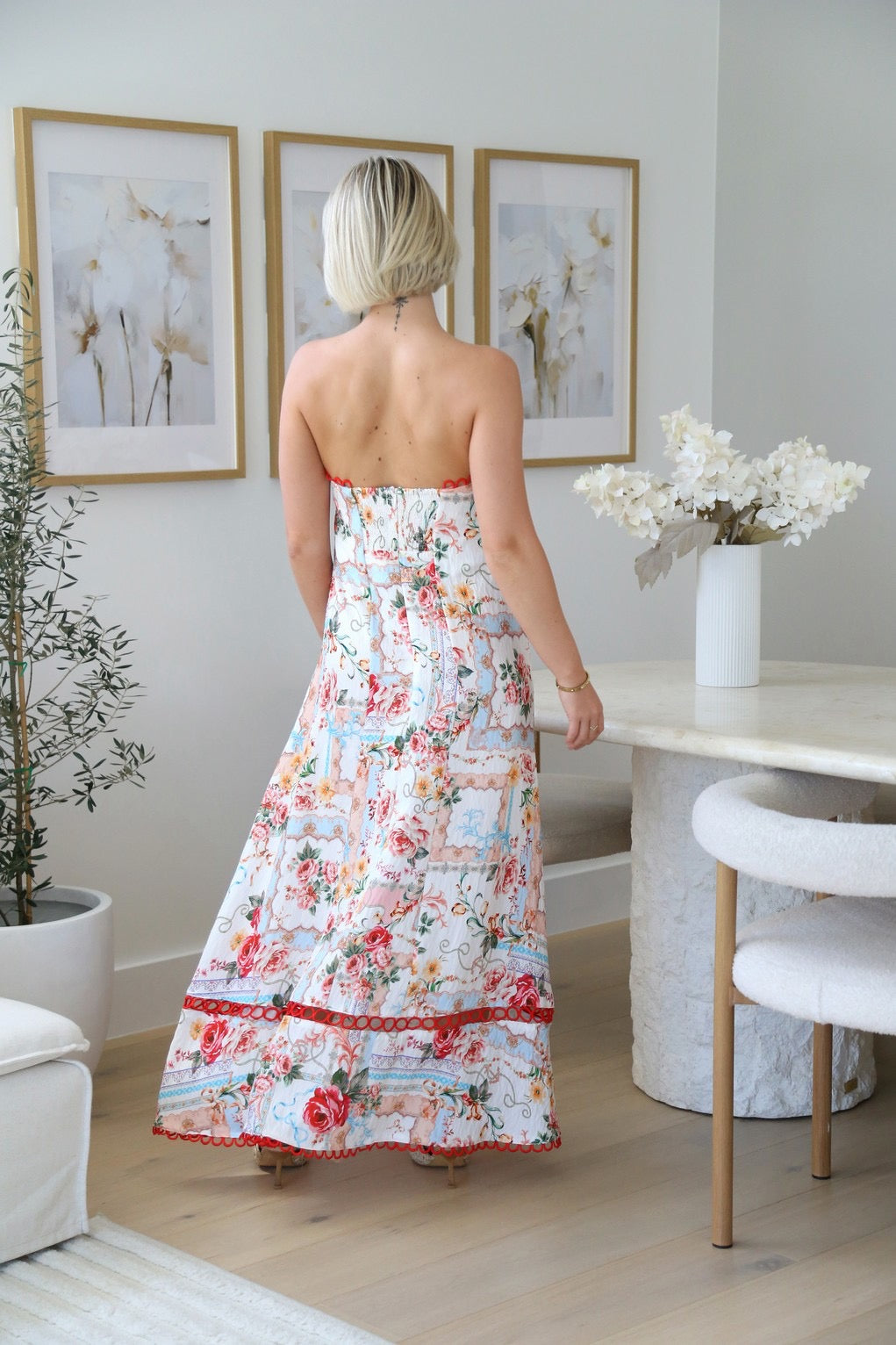 ALEXA MAXI DRESS - RED