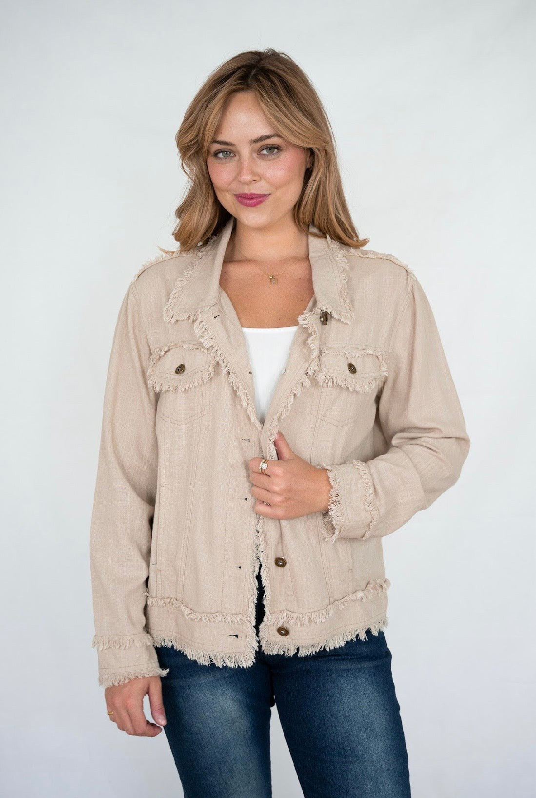 ESTELLE JACKET - TAUPE