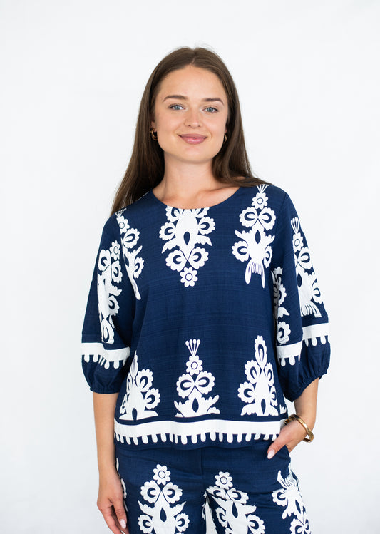 SIARRA TOP - NAVY