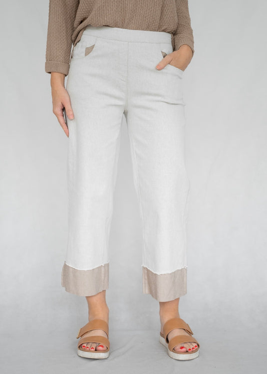 RAEGAN PANTS - BEIGE