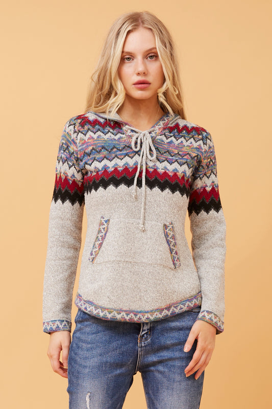HARRIET KNIT JACKET - LIGHT GREY