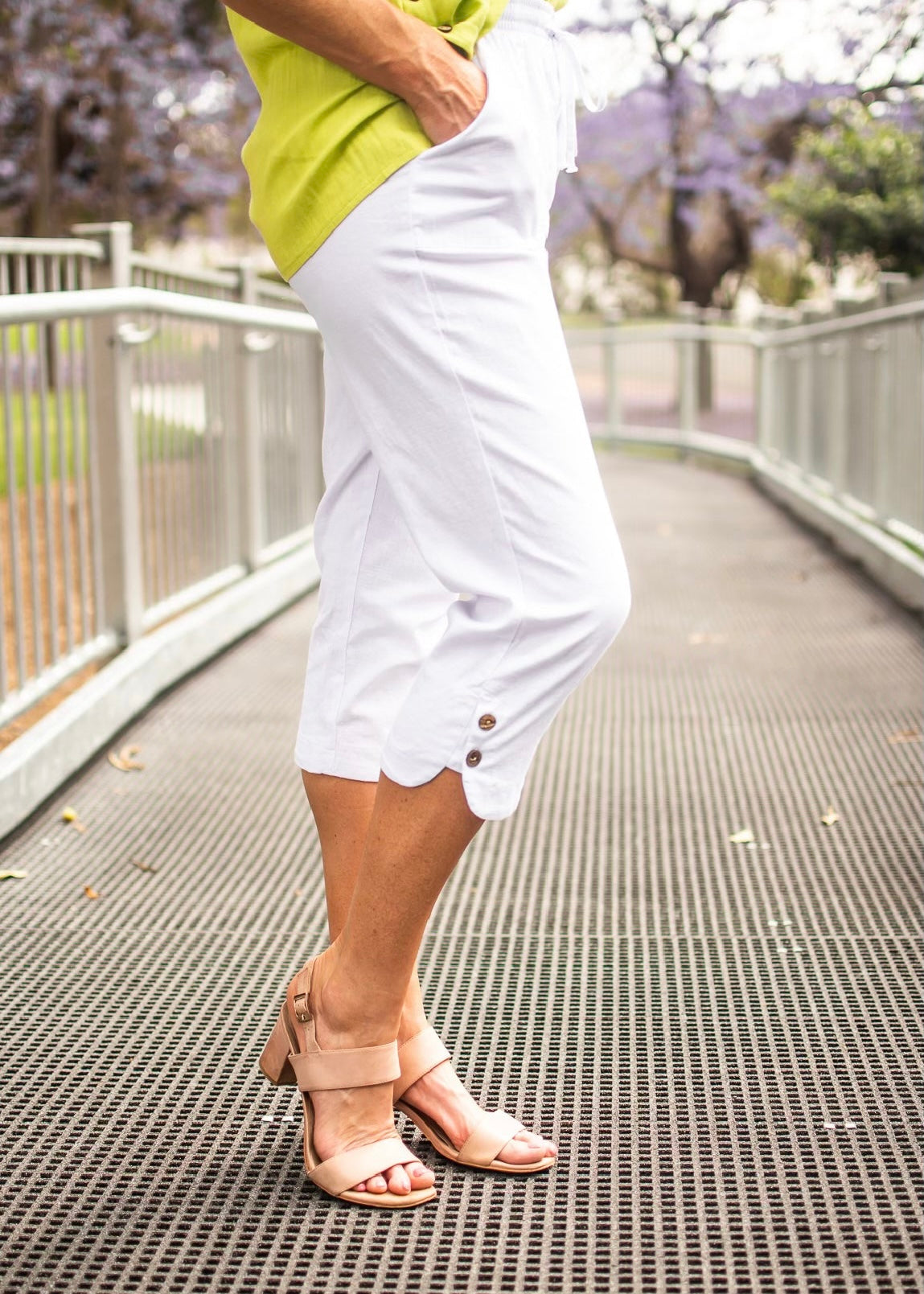 ELOISE PANTS - WHITE