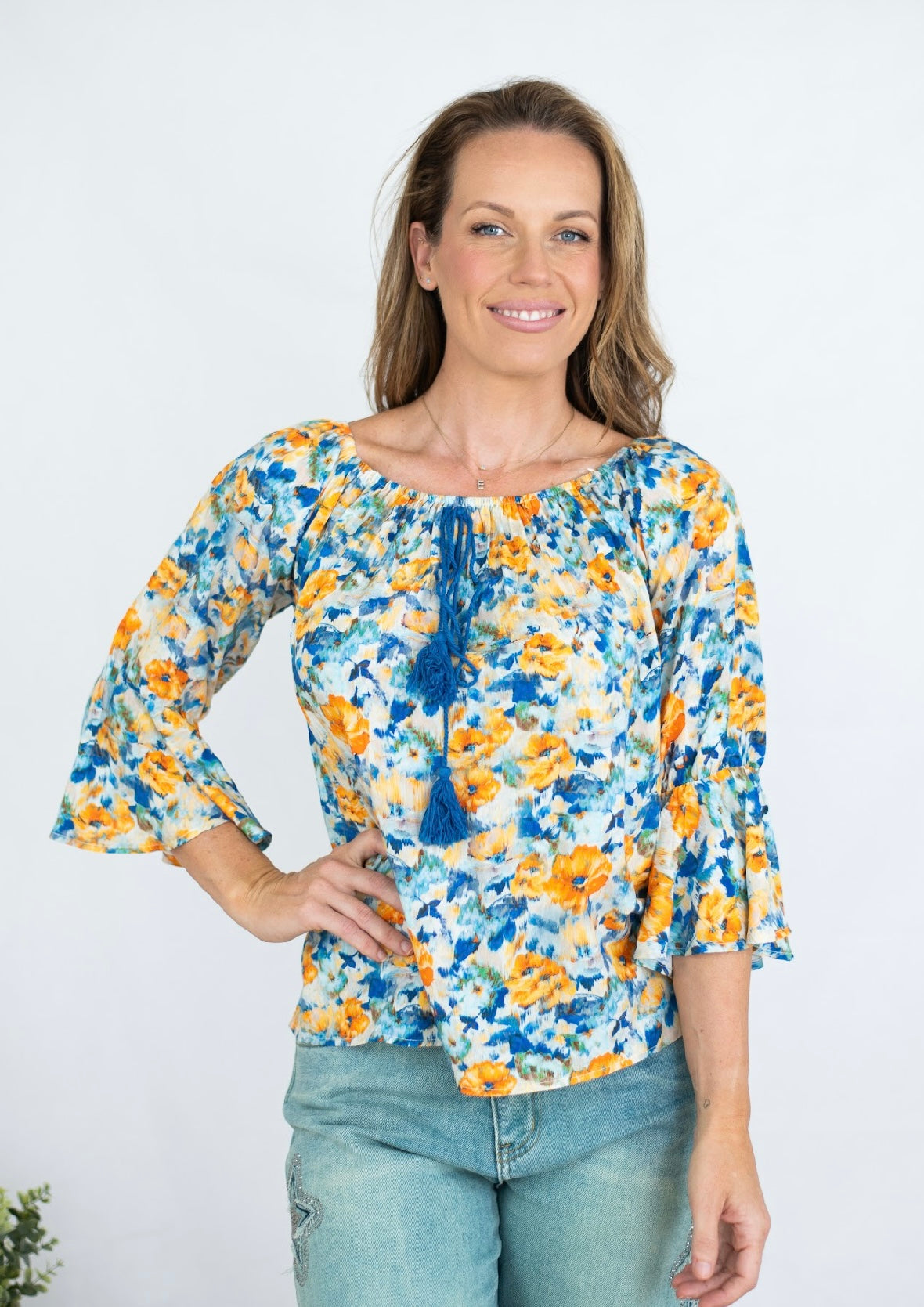 REINA TOP - BLUE