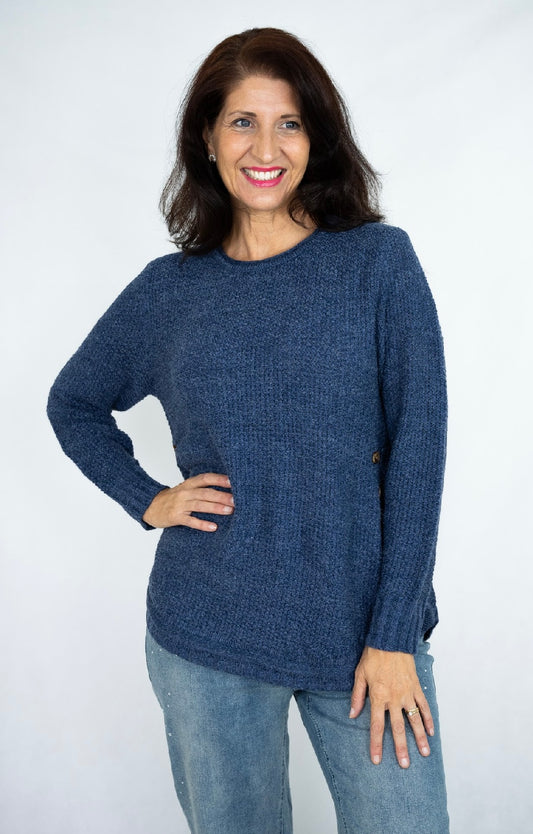 NOVA KNIT JUMPER - NAVY