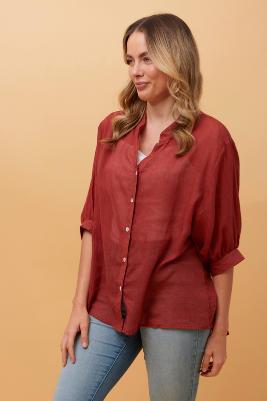 ELAINE TOP - BRICK