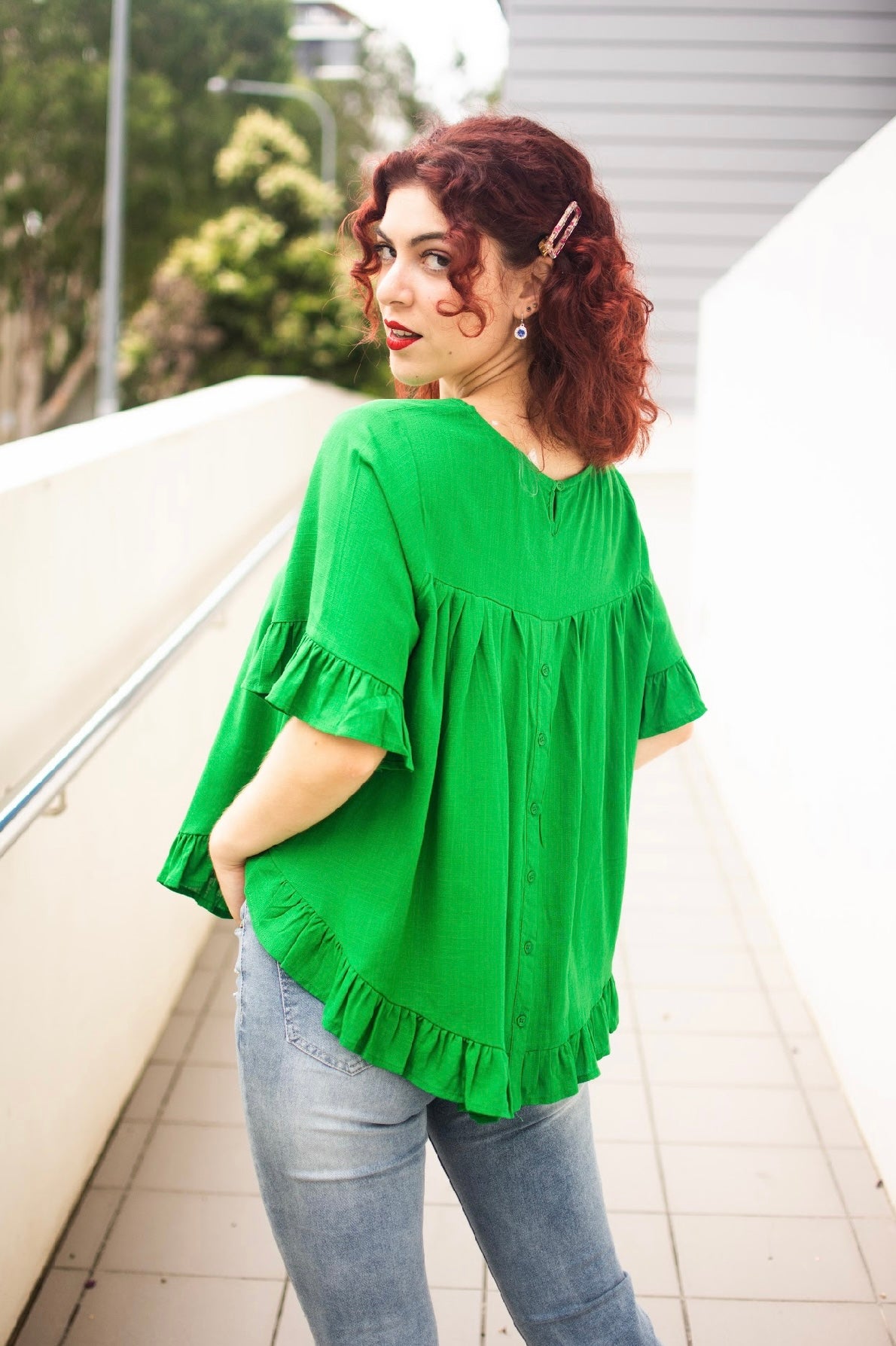 MAREE TOP - GREEN