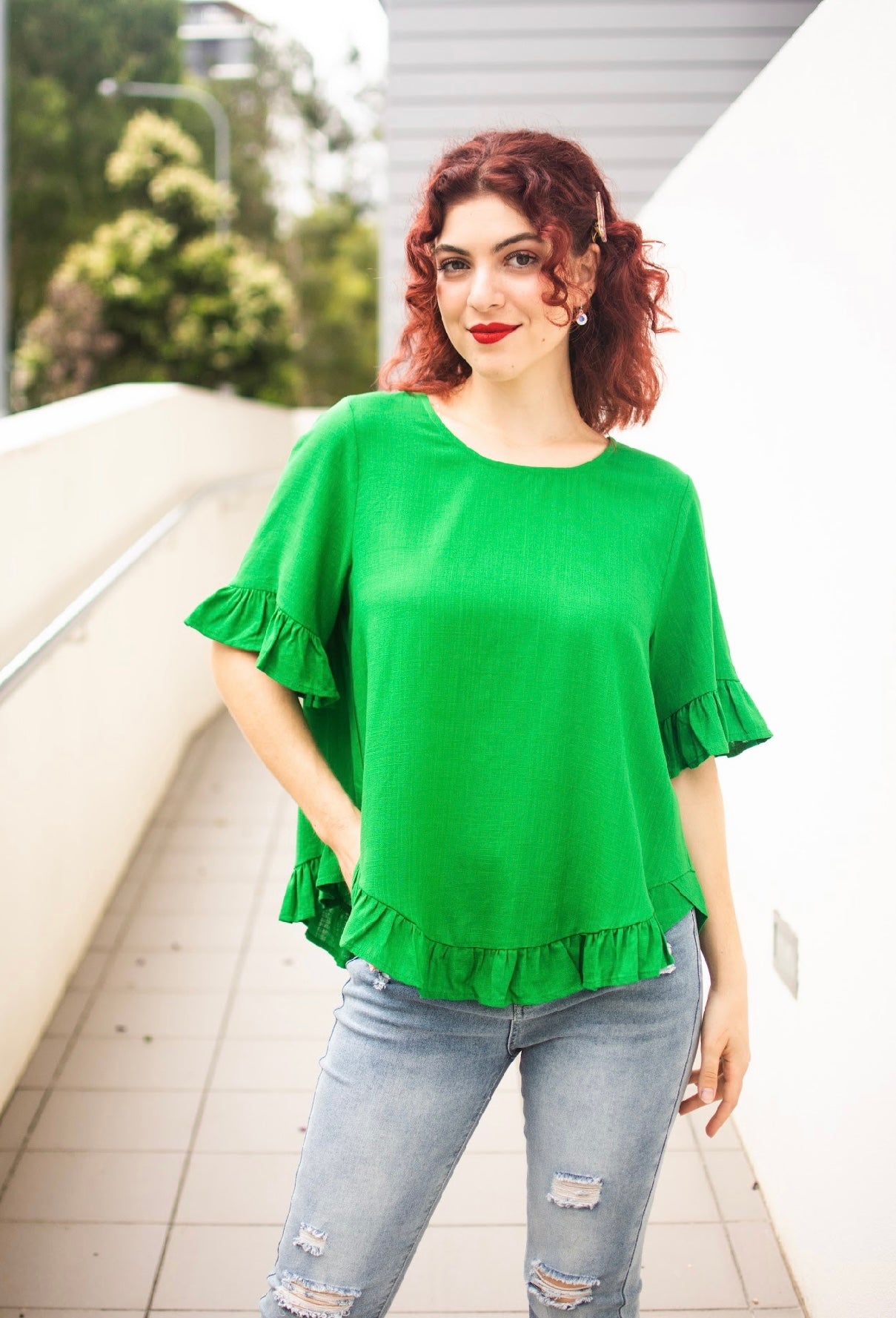 MAREE TOP - GREEN