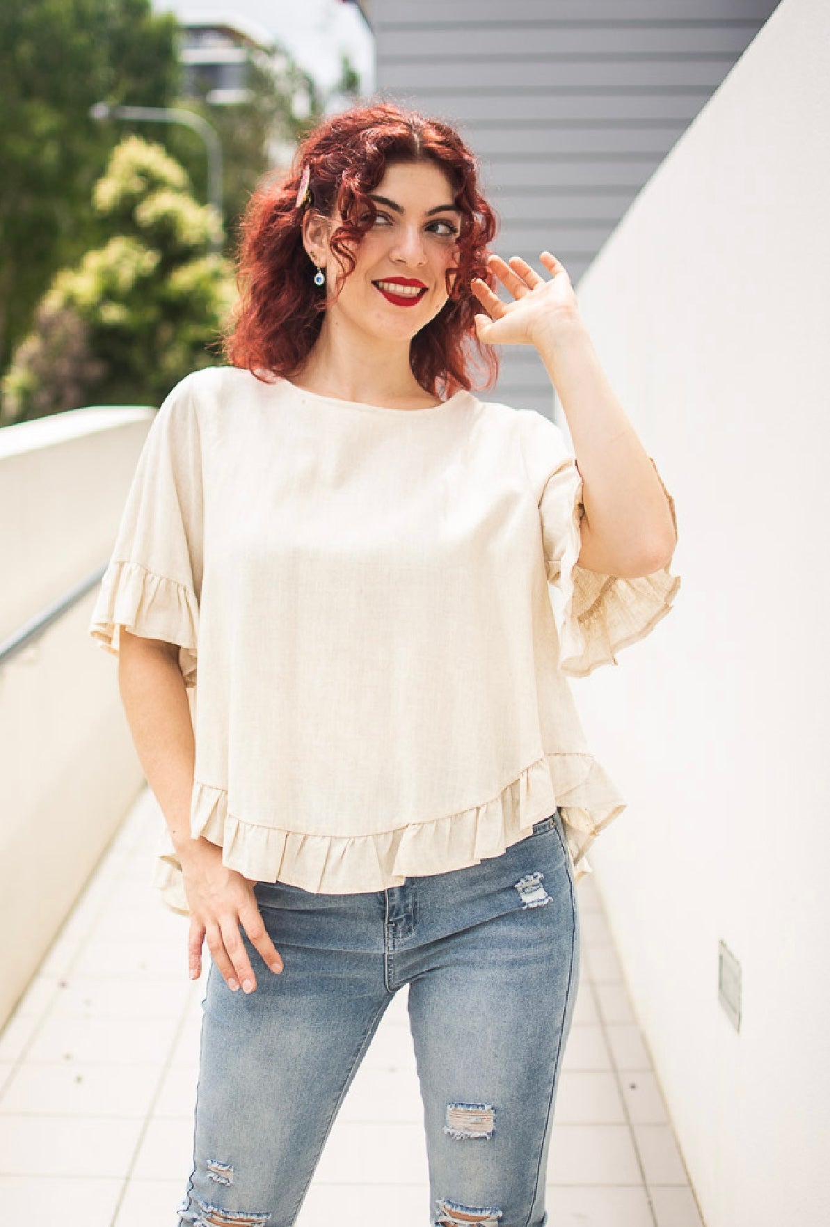 MAREE TOP - BEIGE